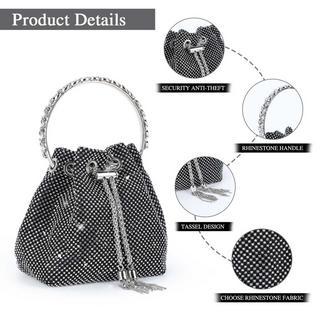 Only-bags.store Clutch Abendtasche Glitzer Umhängetasche kleine Paillettenhandtasche Umhängetasche Kettentasche Strass Clutch Abendtasche Glitzer Umhängetasche kleine Paillettenhandtasche Umhängetasche Kettentasche Strass 