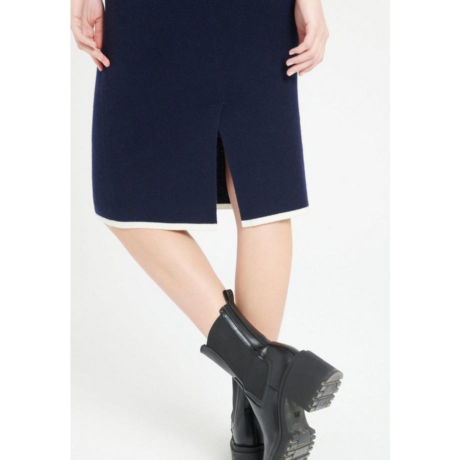 Studio Cashmere8 MIA 2 Abito midi scollo a V  