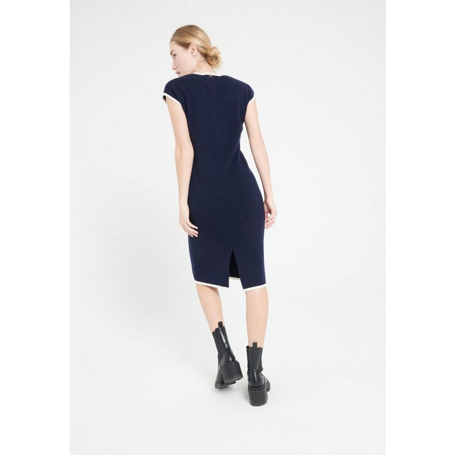 Studio Cashmere8 MIA 2 Abito midi scollo a V  