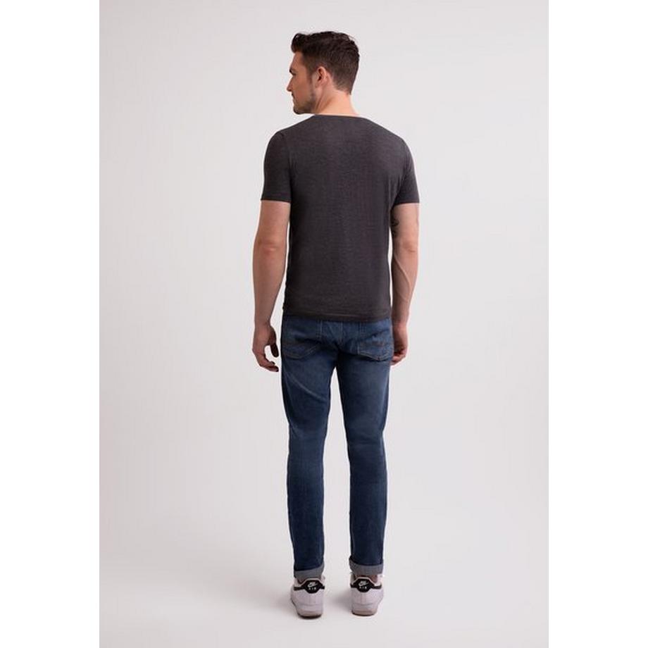 CASH-MERE.CH T-Shirt Col V Manches Courtes  