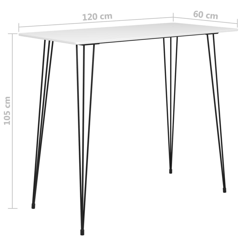 VidaXL Table de bar mdf  