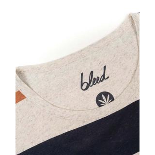 Bleed  Block Stripe Hemp Shirt 