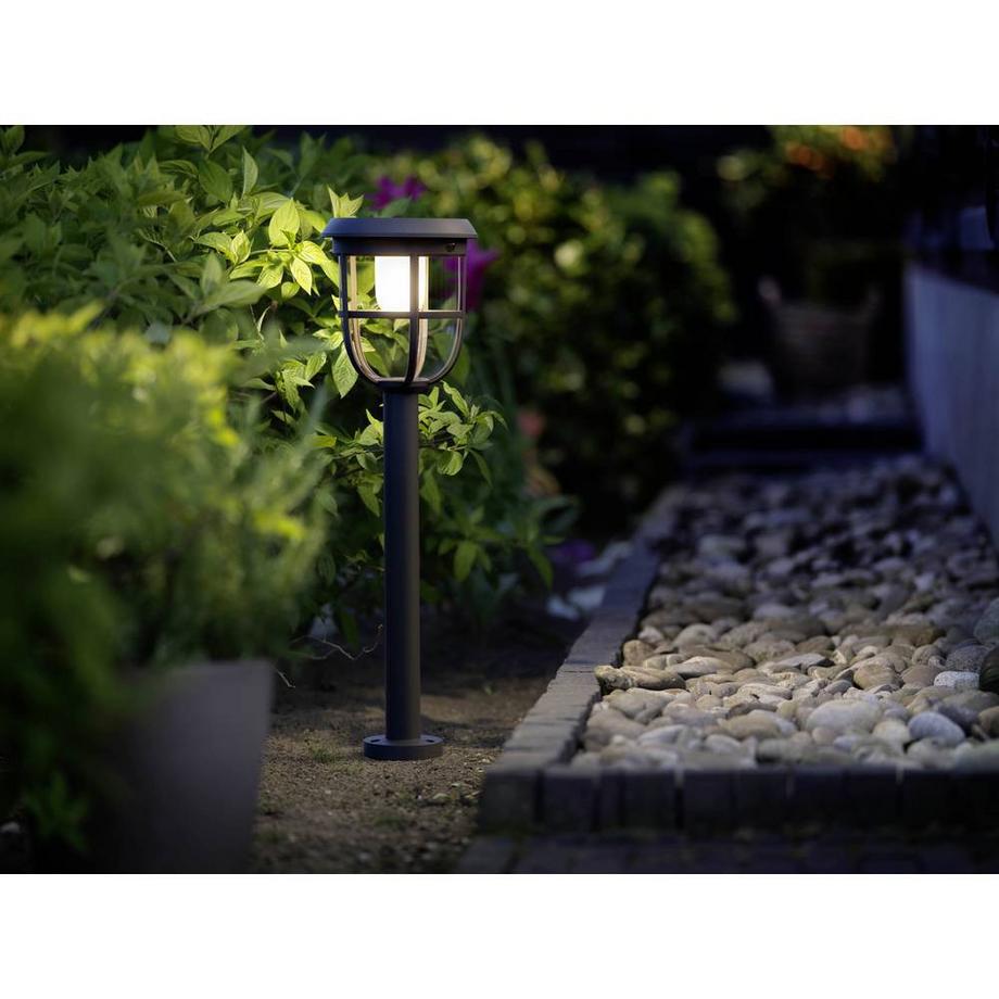 Philips Lighting Lampada solare da terra per esterno con rilevatore di movimento  