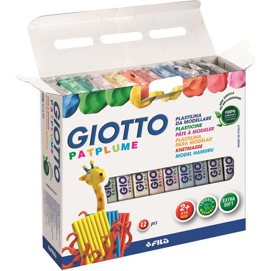 Giotto  Giotto F512200 composto per ceramica e modellazione Pasta modellabile 4,2 kg Colori assortiti 12 pz 