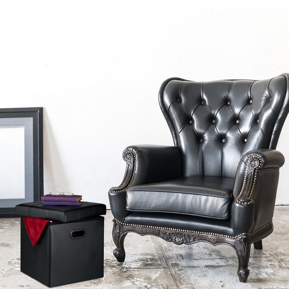 Northix Ottomane mit Stauraum und Sitz  