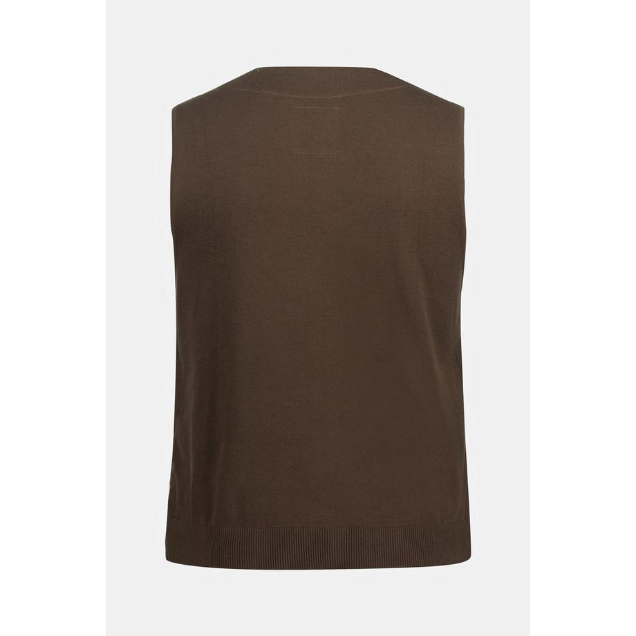 JP1880 Gilet di tweed Tracht Misto lana Motivo sale e pepe Dorso in maglia  