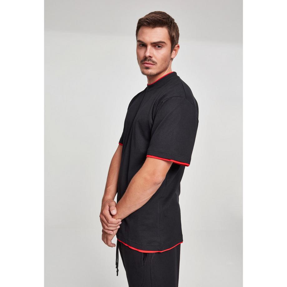 URBAN CLASSICS T-Shirt Kontrastbesatz  