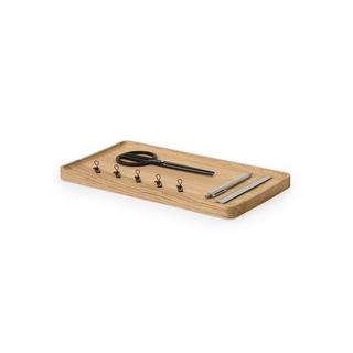 Oakywood Catchall Tray - Plateau en bois - Organiseur de bureau 20x36x2cm, 620g  