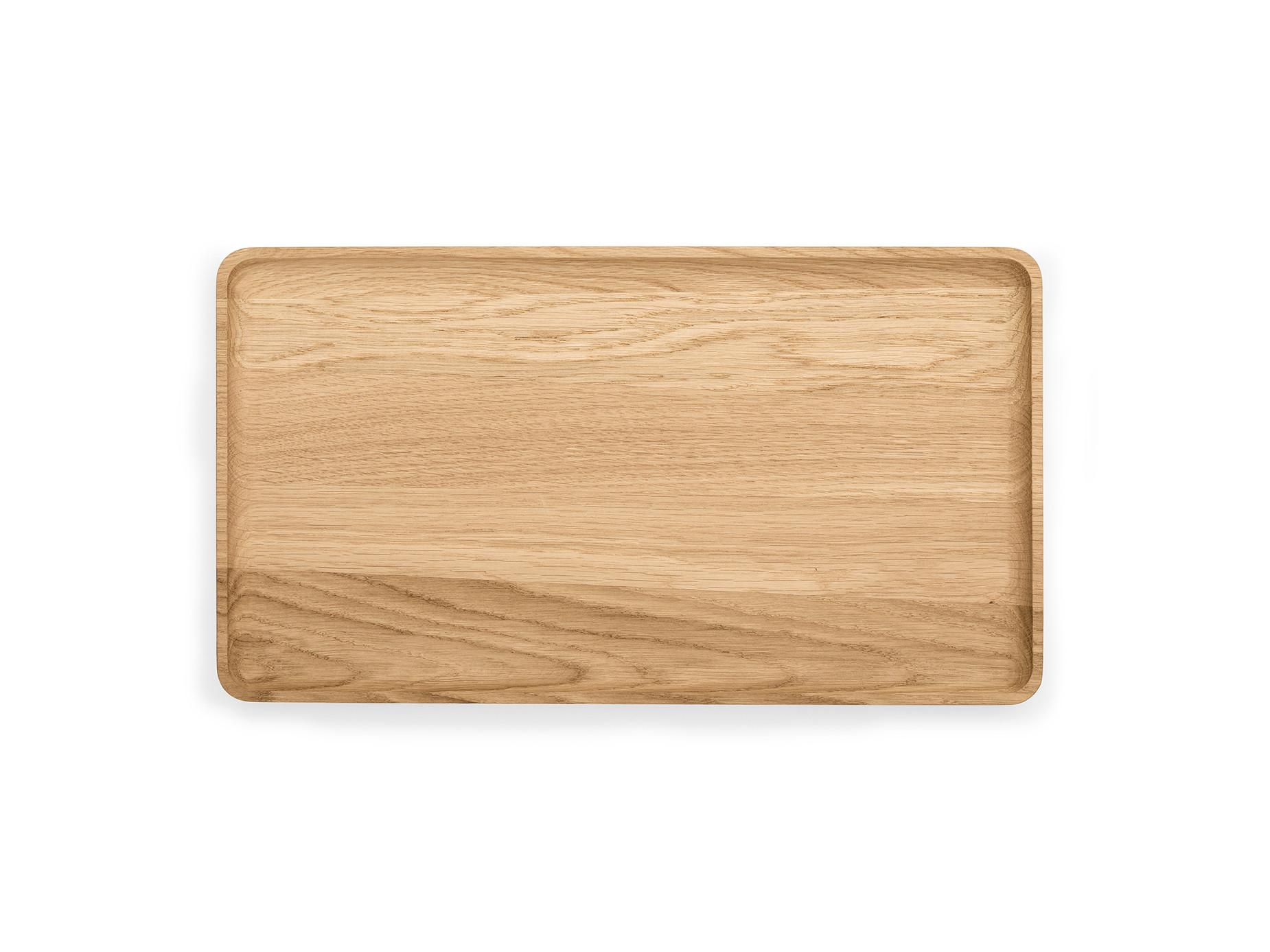 Oakywood Catchall Tray - Plateau en bois - Organiseur de bureau 20x36x2cm, 620g  