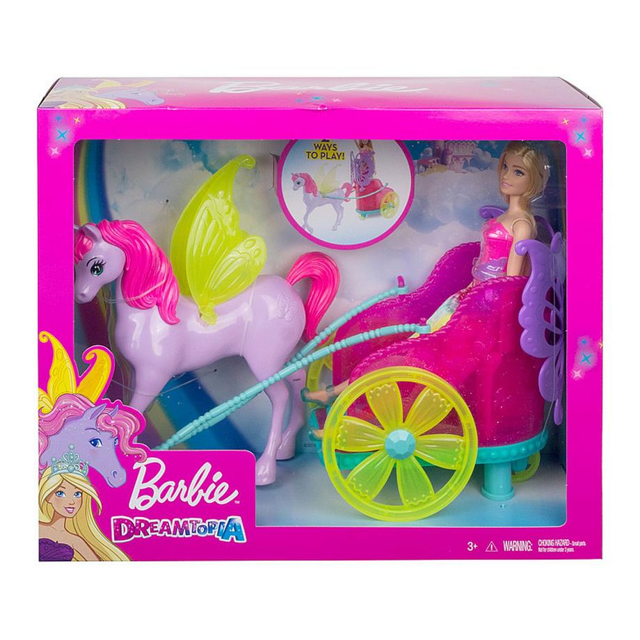 Barbie  Dreamtopia Prinzessin & Pegasus mit Kutsche 