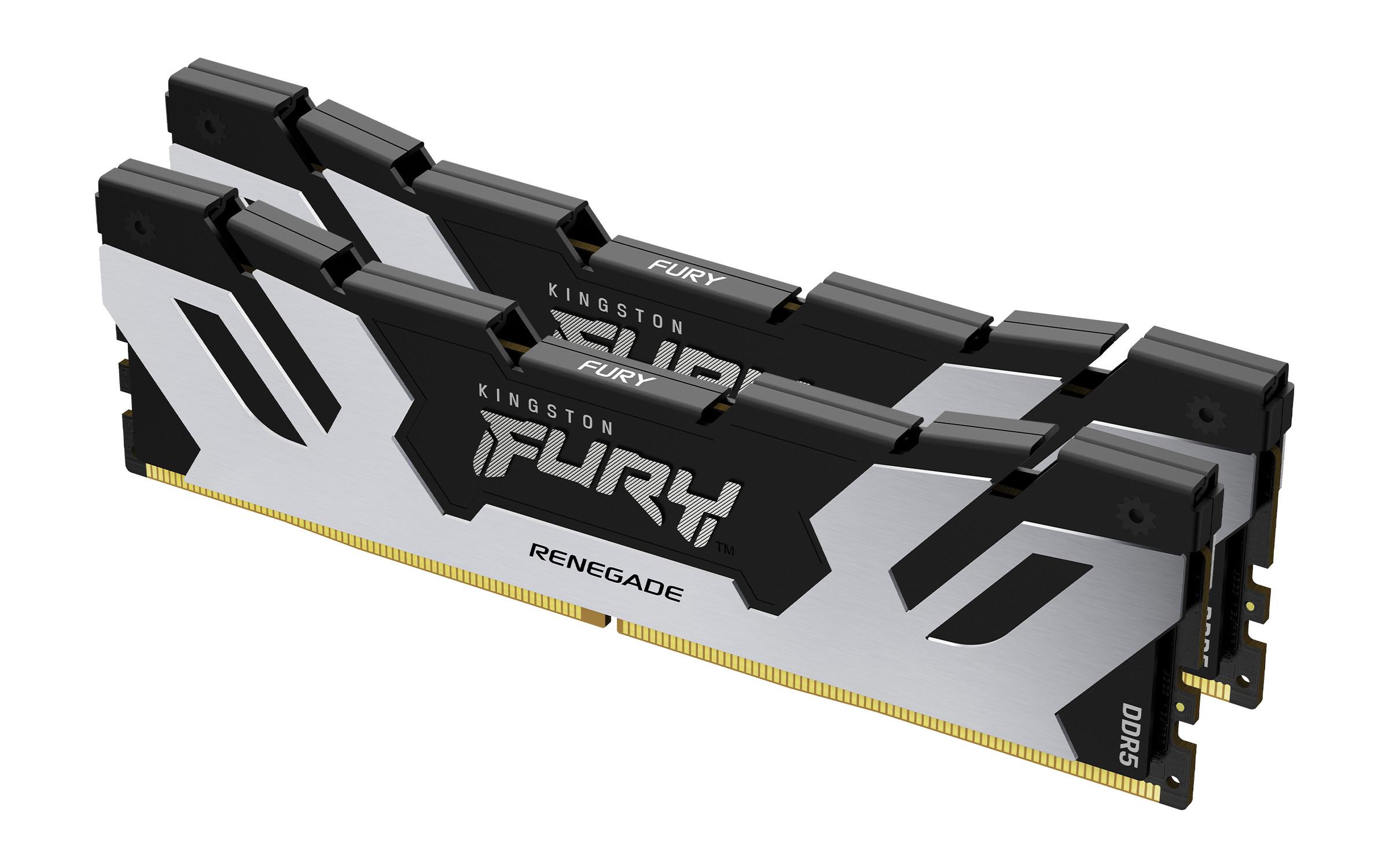 KINGSTON TECHNOLOGY  FURY 32GB 7200MT/s DDR5 CL38 DIMM (2er-Kit) Renegade Silber XMP 