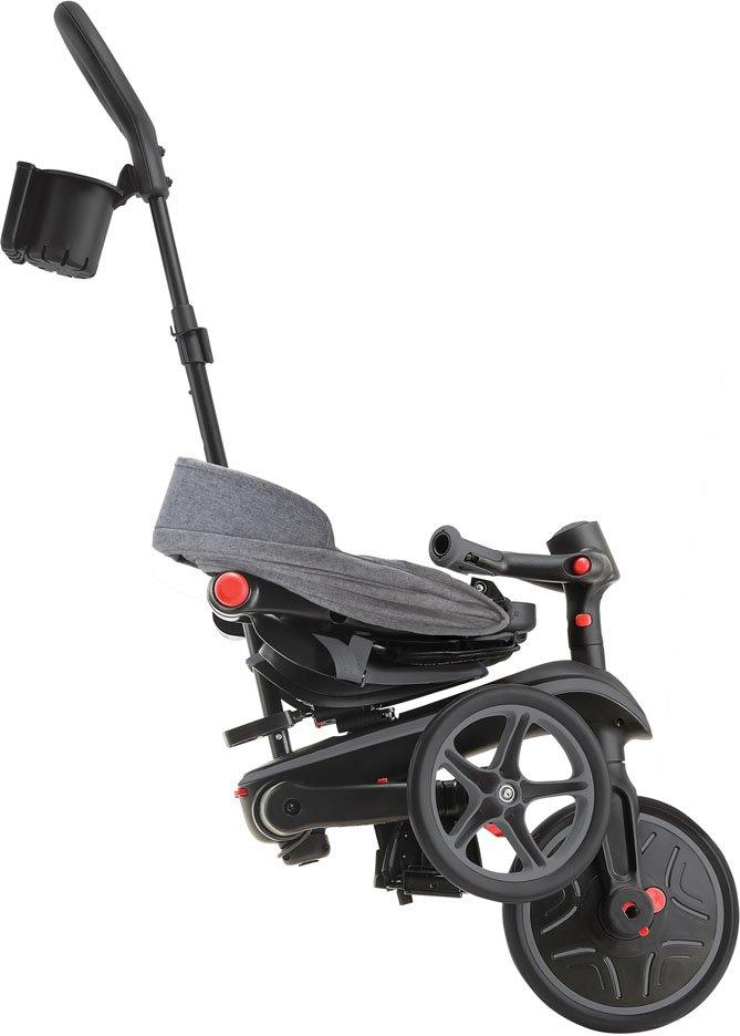 GLOBBER  4in1 Laufrad Dreirad Trike Explorer Schwarz/Grau 