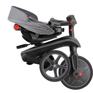 GLOBBER  4in1 Laufrad Dreirad Trike Explorer Schwarz/Grau 