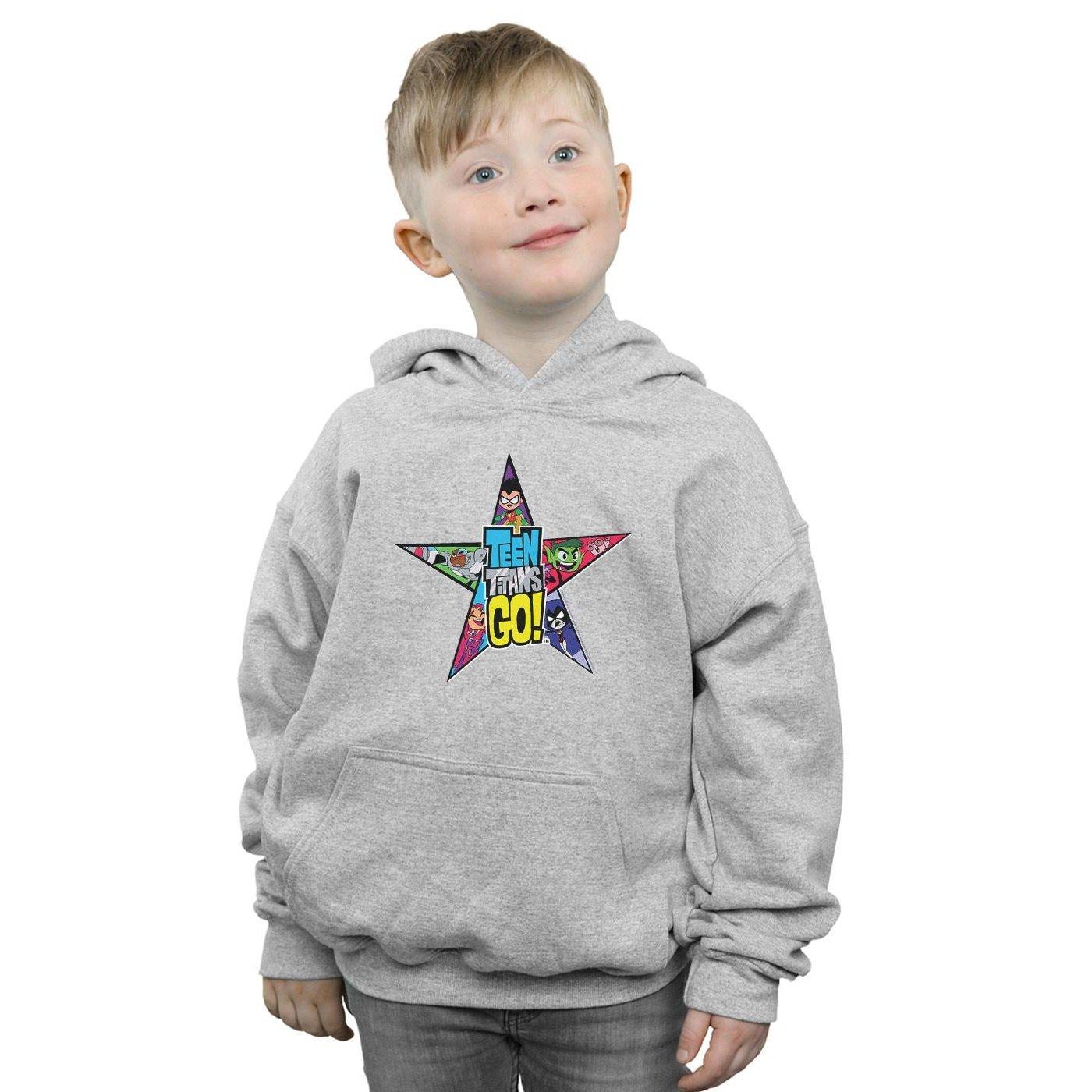 DC COMICS  Sweat à capuche TEEN TITANS GO STAR LOGO 