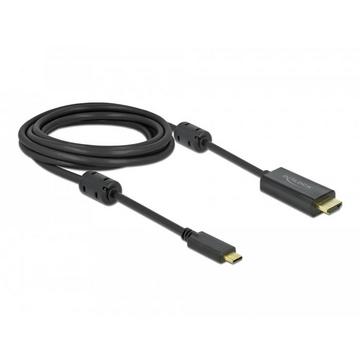 DeLOCK Câble actif USB Type-C à HDMI (DP Alt Mode) 4K 60 Hz 3 m