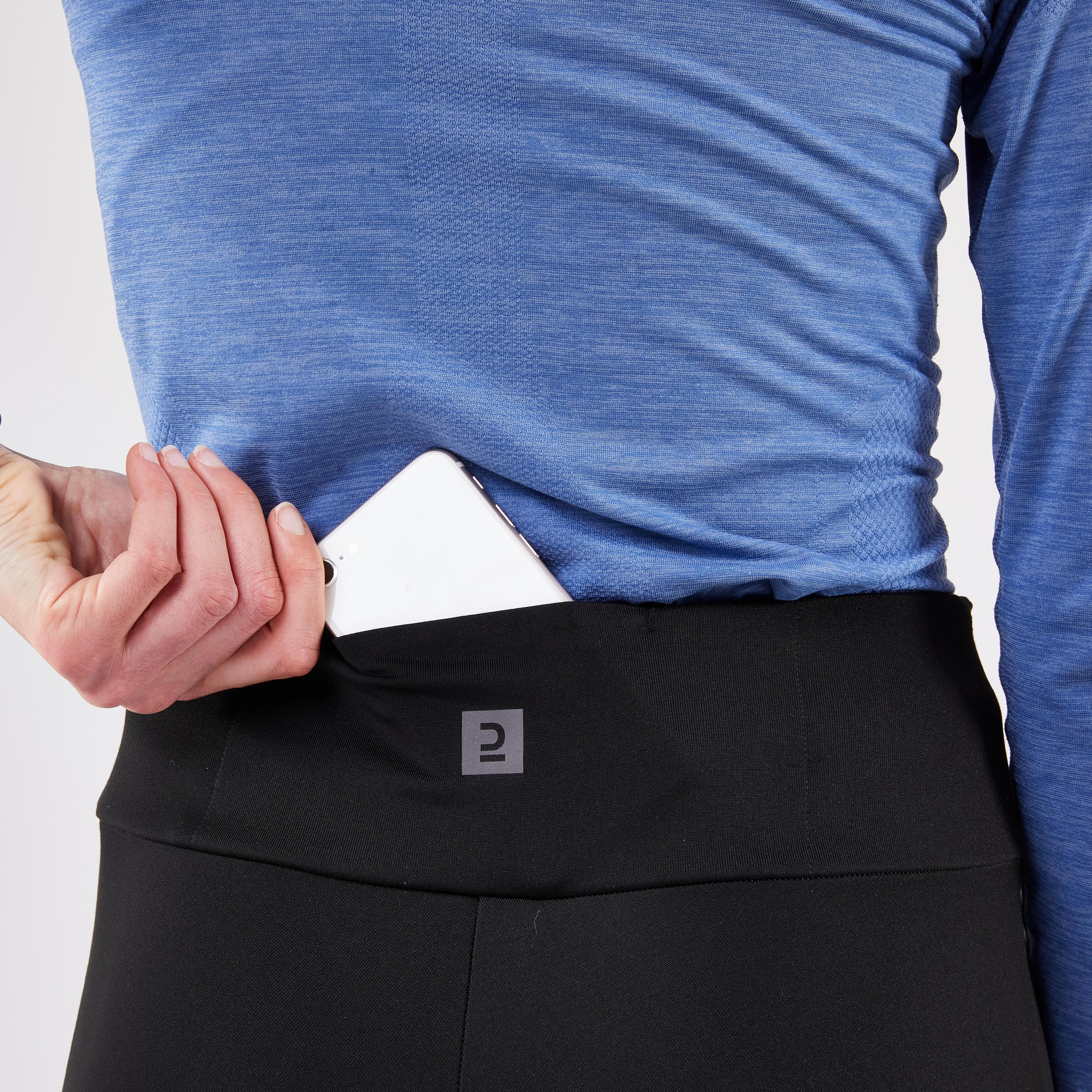 KIPRUN  Leggings running lunghi donna caldi poliestere 