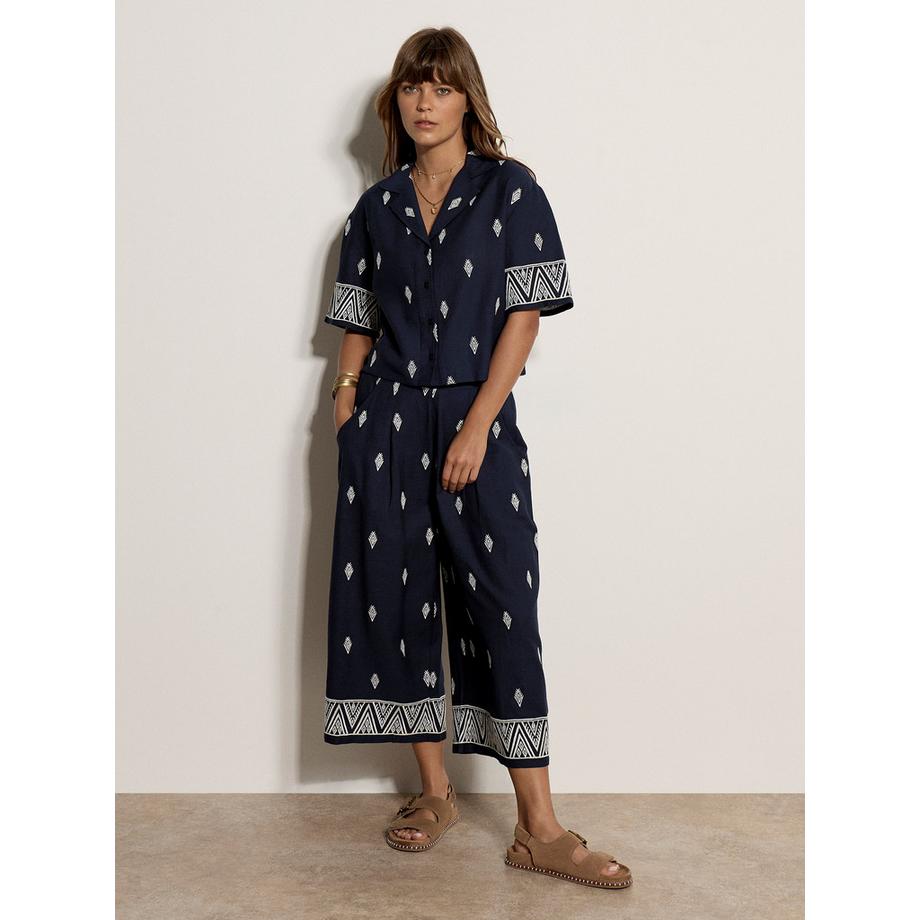 APRICOT Bestickte Culotte aus Baumwollmischung  