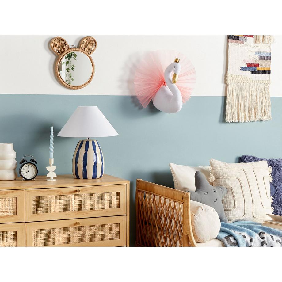 Beliani Decorazioni da Parete Cameretta en Cotone Moderno ODETTA  