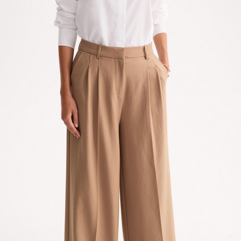 La Redoute Collections Pantalon Taille Haute Large  