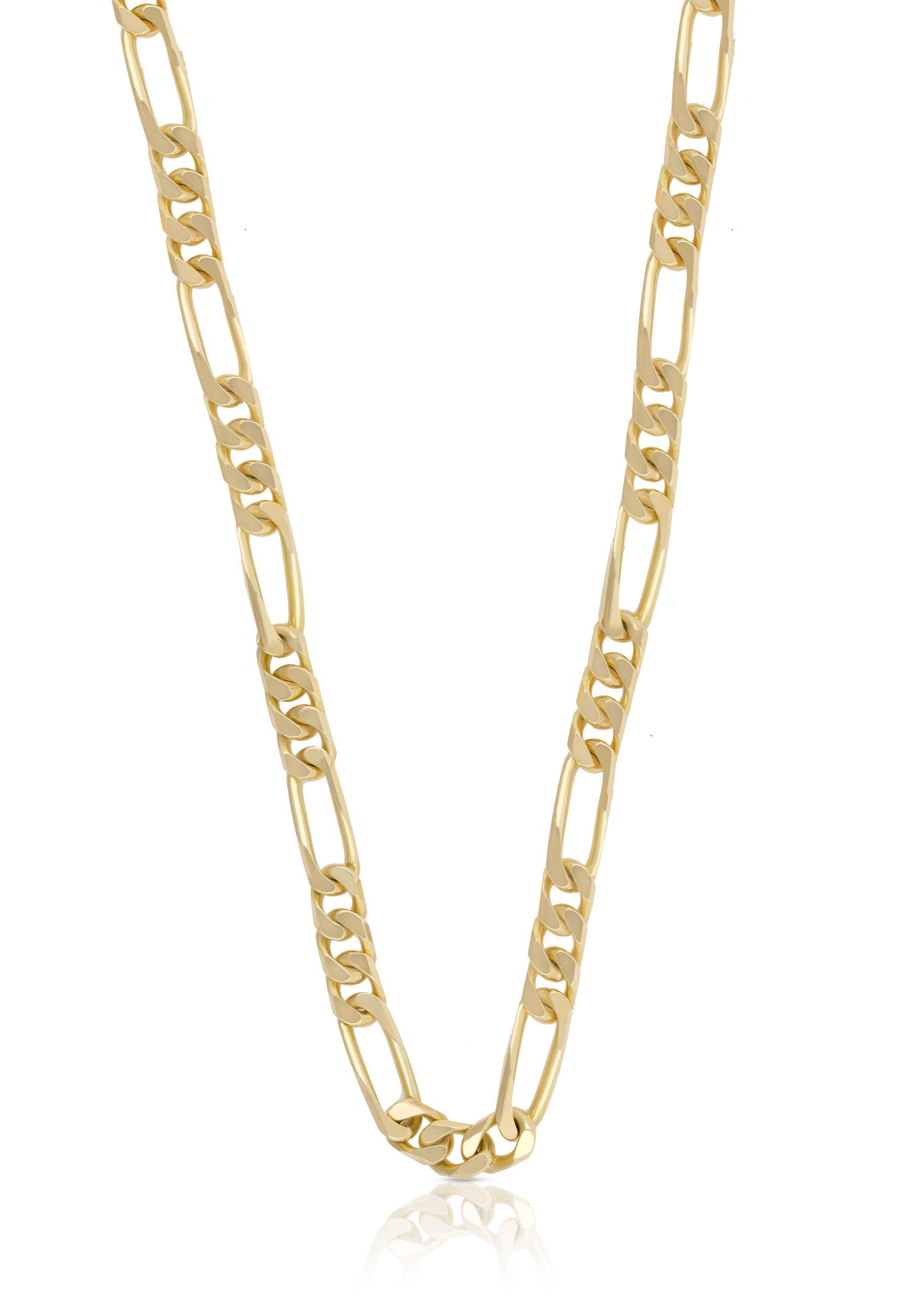 MUAU Schmuck  Collier Figaro Gelbgold 750, 4.5mm, 45cm 