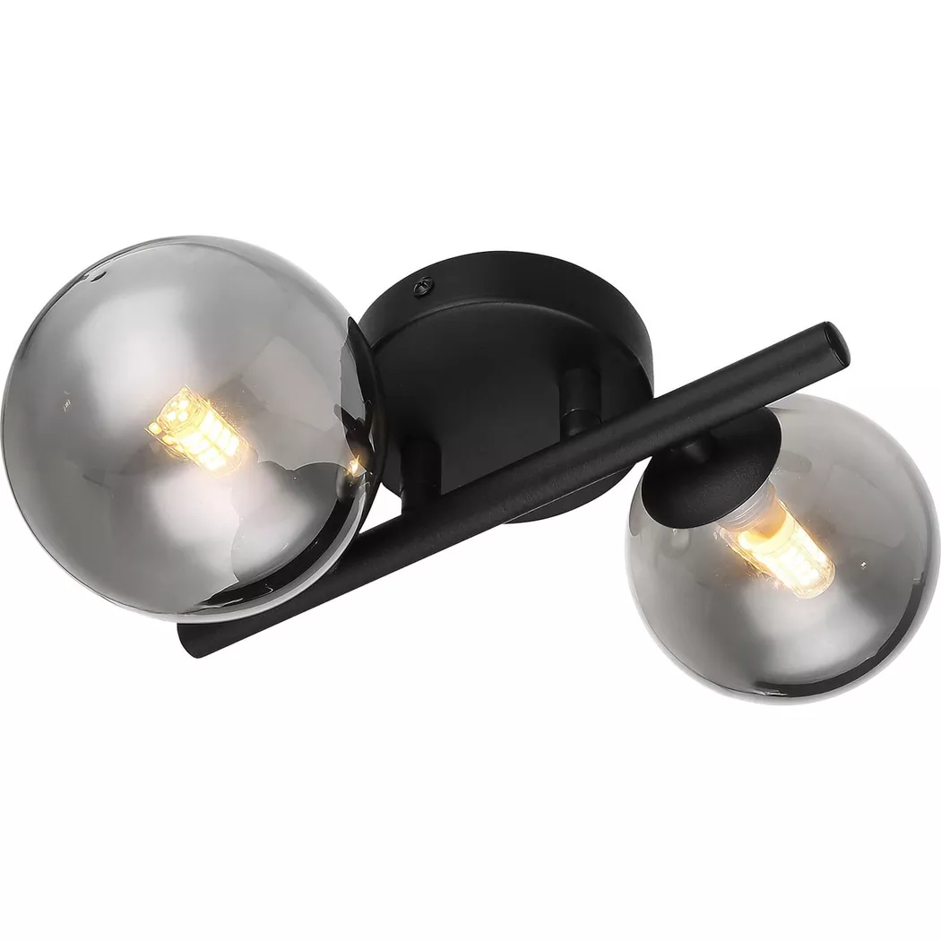 mutoni – Wandleuchte Riha Metall matt 2xG9 LED, One Size, Multicolor