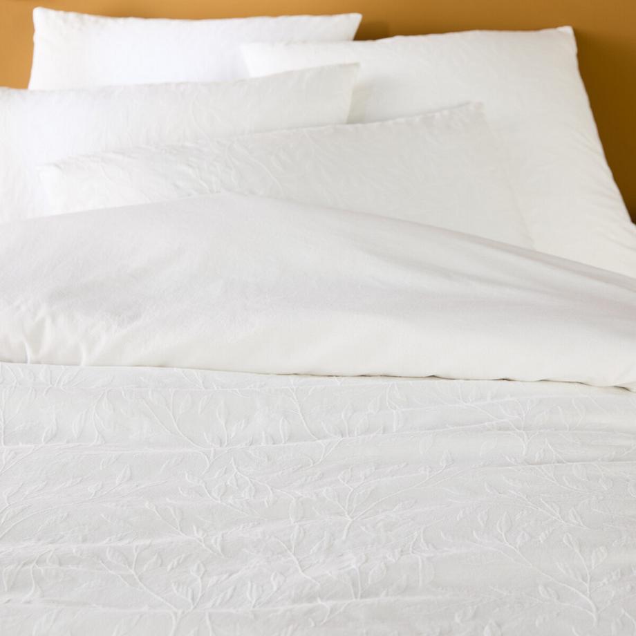 La Redoute Intérieurs Housse de couette Miren Motif Végétal Jacquard  