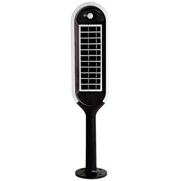Solar-Außenstandleuchte mit Bewegungsmelder VT-945  LED 5.00 W Warmweiß Weiß, Schwarz