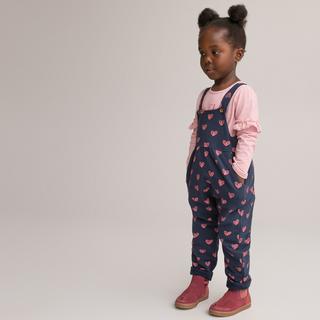 La Redoute Collections  Salopette imprimé coeur en molleton 