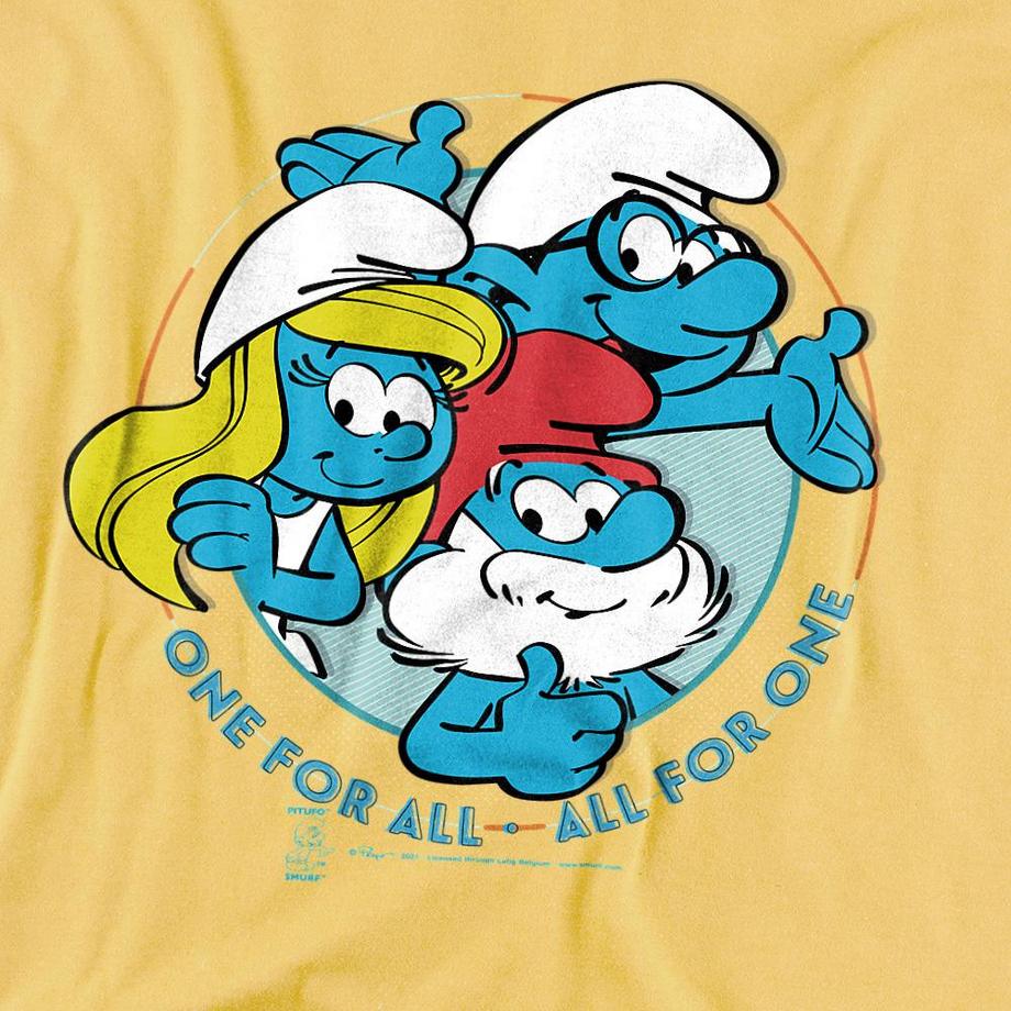 Les Stroumpfs  T-ShirtAll For One 