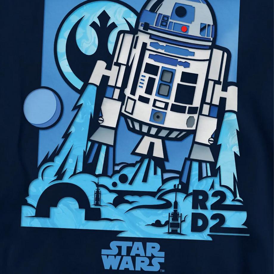 STAR WARS  Papercut Felpa Con Cappuccio R2d2 