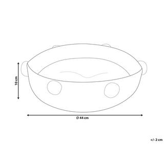 Beliani  Accessoires en Coton Scandinave ORTACA 