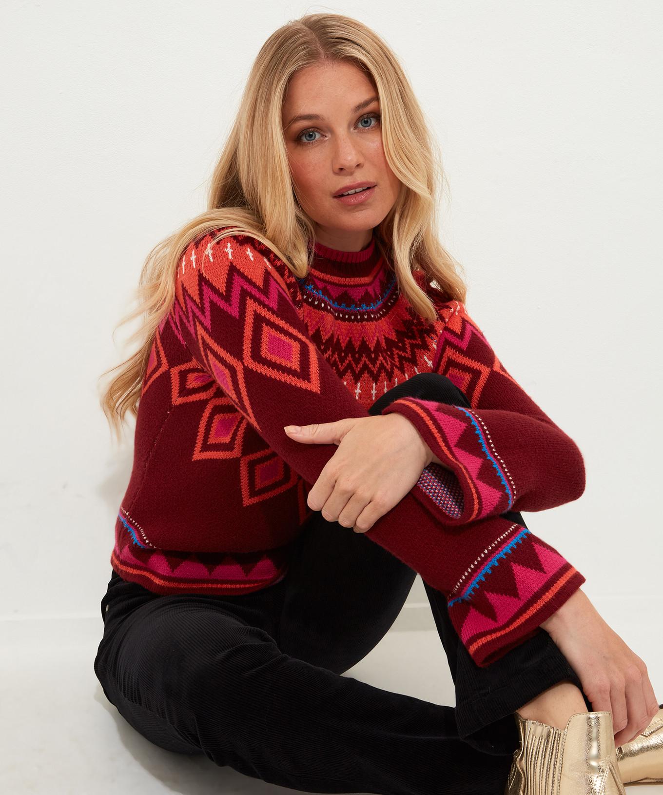 Joe Browns  Fair-Isle Pullover mit ausgestellten Ärmeln 