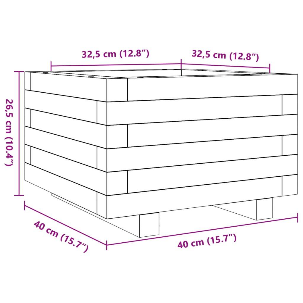 VidaXL Jardinière pinède imprégnée  