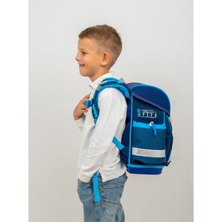 Belmil  CLASSY Schulrucksack-Set Racing Blue Neon 