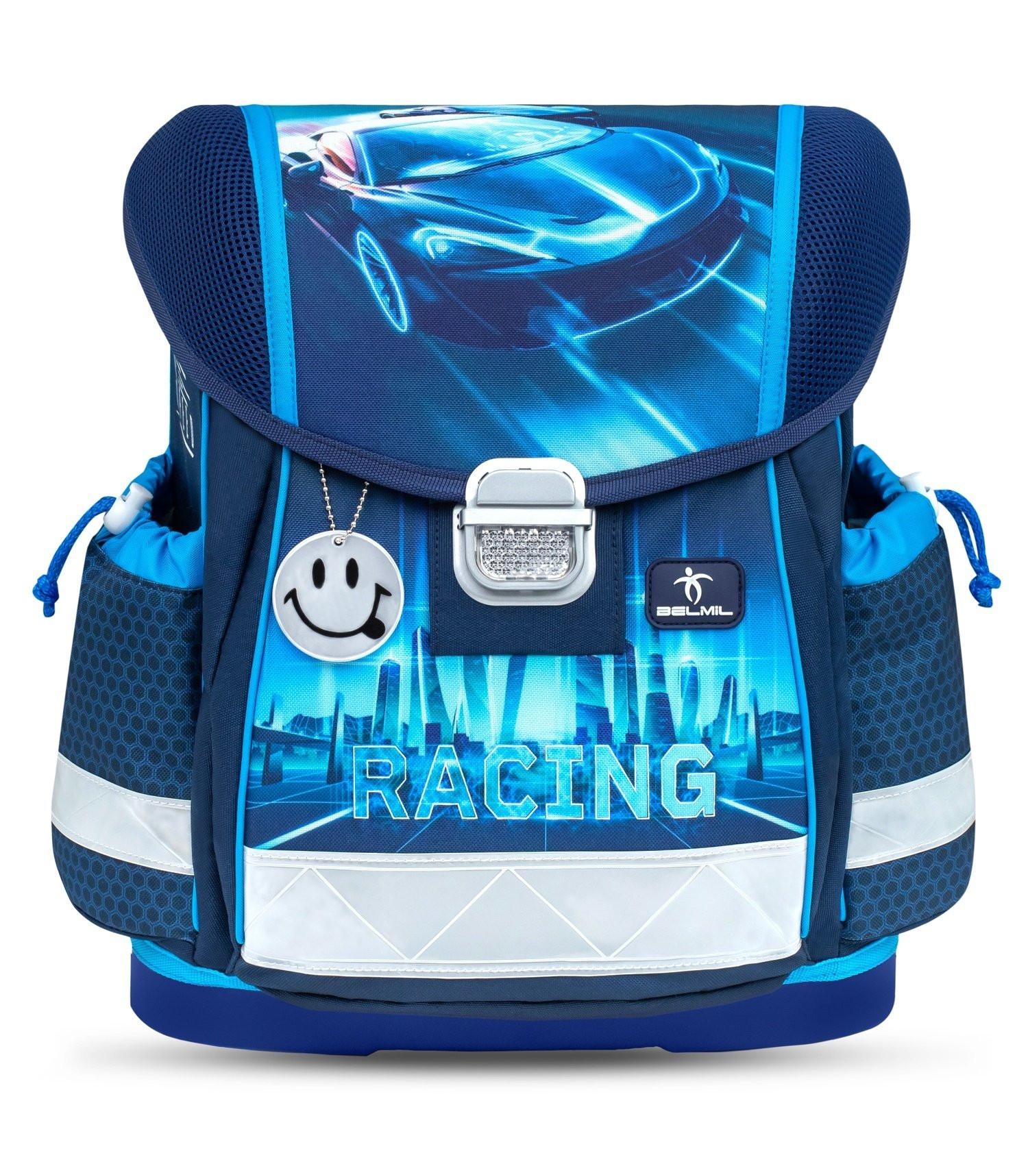 Belmil  CLASSY Schulrucksack-Set Racing Blue Neon 