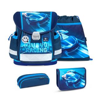 Belmil  CLASSY Schulrucksack-Set Racing Blue Neon 