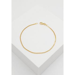 MUAU Schmuck  Bracelet Venezianer Gelbgold 750, 1.1mm, 19cm 