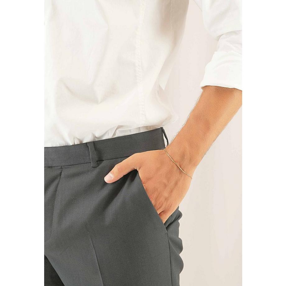 MUAU Schmuck  Bracelet en or jaune chaine vénitienne 750, 1,1mm, 19cm 