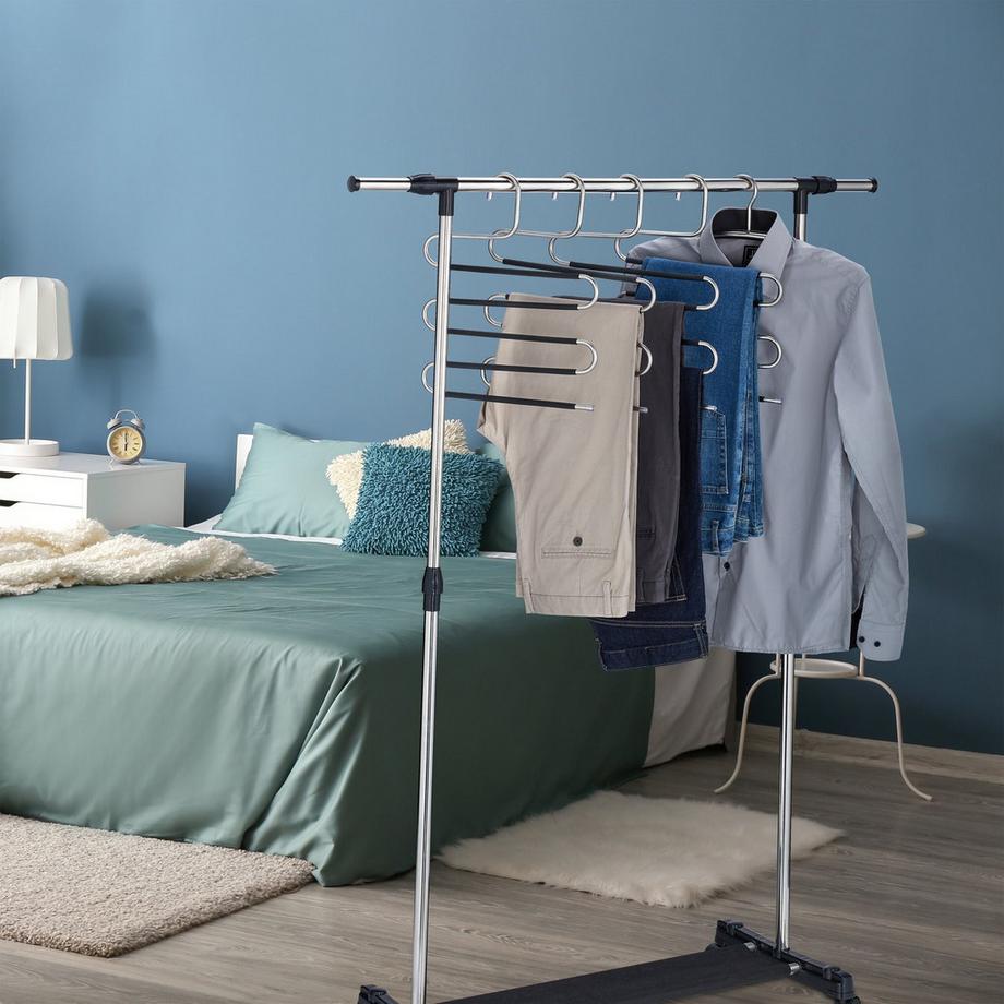 B2X Set di 4 grucce multiple per pantaloni  