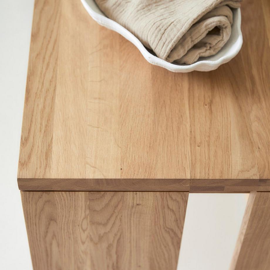 Tikamoon Scrivania in quercia massello con cassettiera Eden  