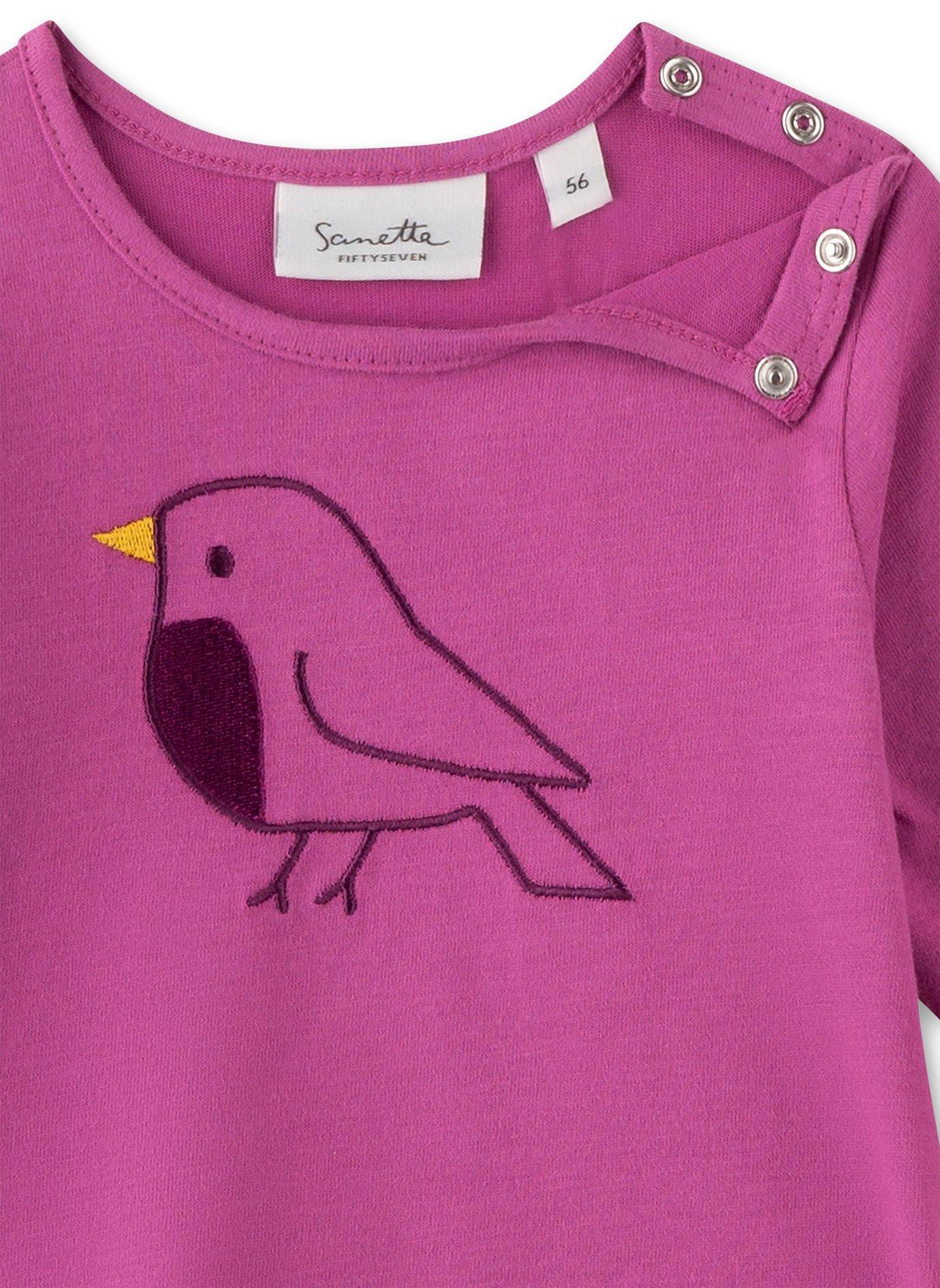 Sanetta Fiftyseven  Baby Mädchen Langarmshirt Vogel 