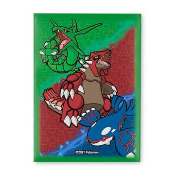 Pokemon Center Original Deck Sleeves Legends of Hoenn Rayquaza & Kyogre & Groudon