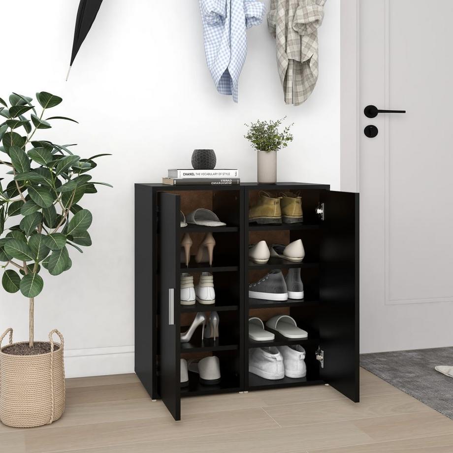 VidaXL Armoire à chaussures bois d'ingénierie  