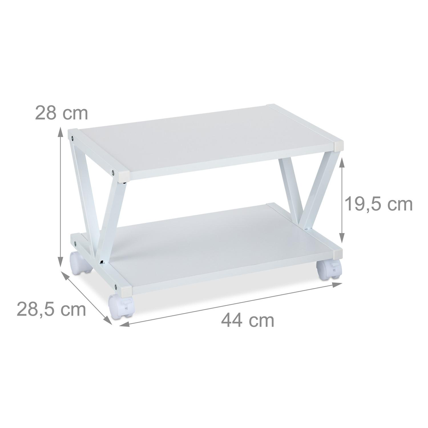 Northix  Support d'imprimante avec roulettes 