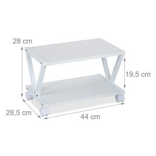 Northix  Support d'imprimante avec roulettes 