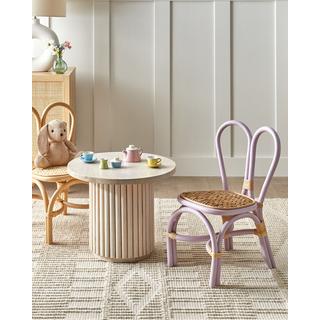 Beliani Kindersessel aus Rattan Boho DESIMI  