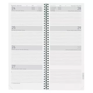 Biella  Geschäftsagenda lang Twist, Wire-O 