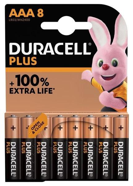 Image of DURACELL DURACELL PLUS 100 % AAA X8 - AAA