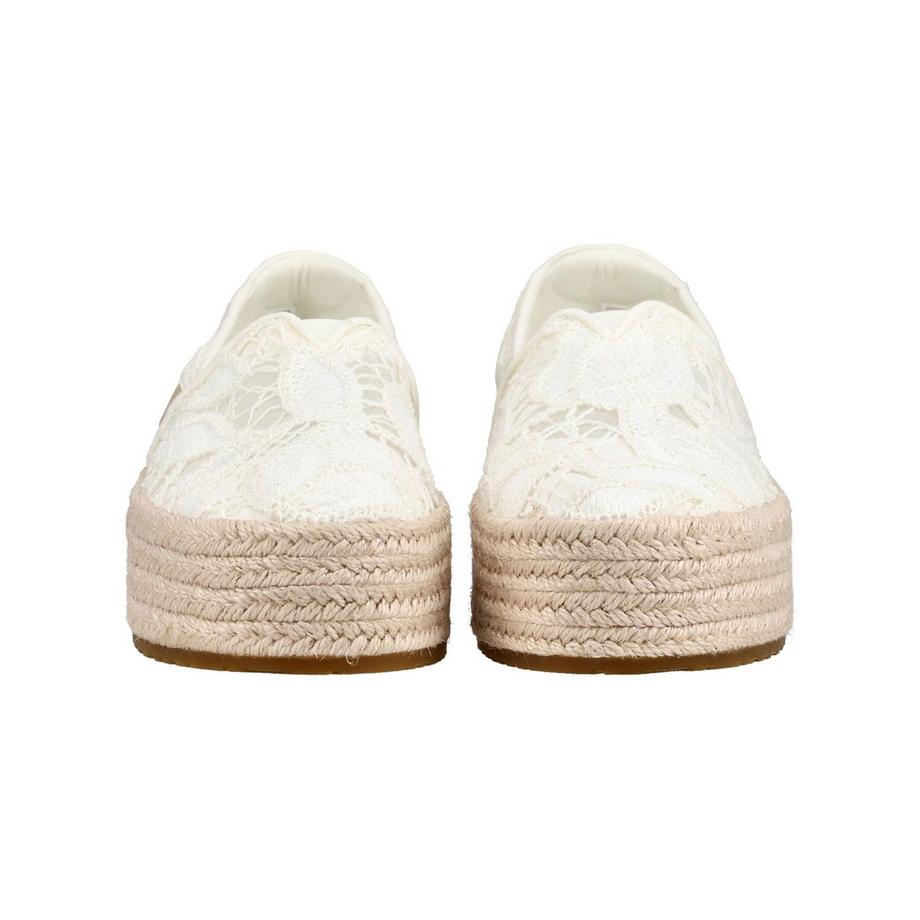 TOMS Espadrille con lacci e suola a plateau  