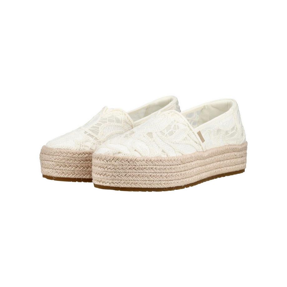 TOMS Espadrille con lacci e suola a plateau  